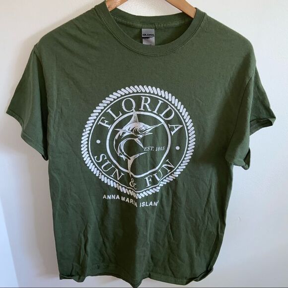 Florida green graphic T-shirt - Picture 2 of 7